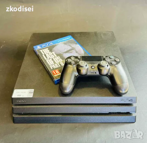 Sony Play Station 4 Pro с 1бр. джойстик и 1бр. игра, снимка 1 - PlayStation конзоли - 47783997