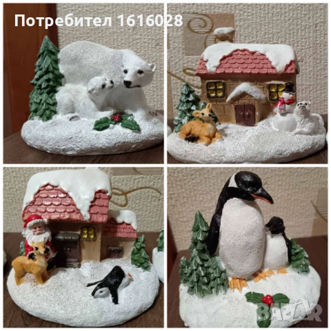 Декоративни Коледни фигури за декорация.