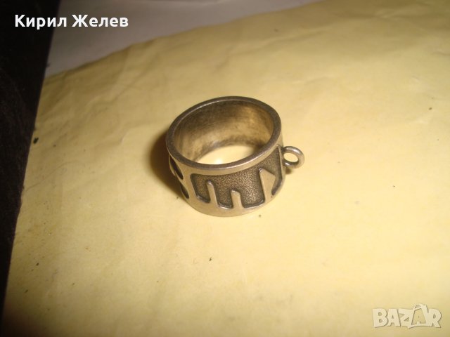 АРТ-ОРНАМЕНТИРАН БРОНЗОВ ПРЪСТЕН ОКСИДИРАН 21095