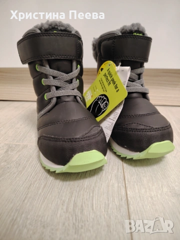 Нови зимни  детски ботуши Reebok SNOW PRIME на Промо цена от 16€, 24,5 размер/14см/
