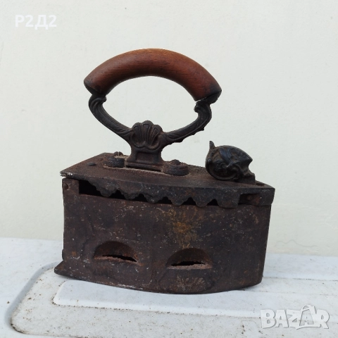 стара ютия на жар 2 , снимка 4 - Антикварни и старинни предмети - 51635009