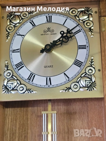 Стенен часовник Meister-Anker  В отлично техническо и визуално състояние., снимка 11 - Стенни часовници - 51249552