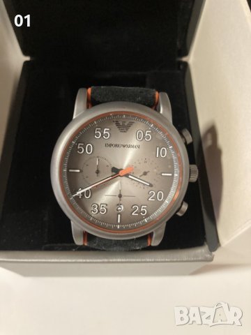 Нов оригинален EMPORIO ARMANI часовник пълен комплект, снимка 3 - Мъжки - 43435606