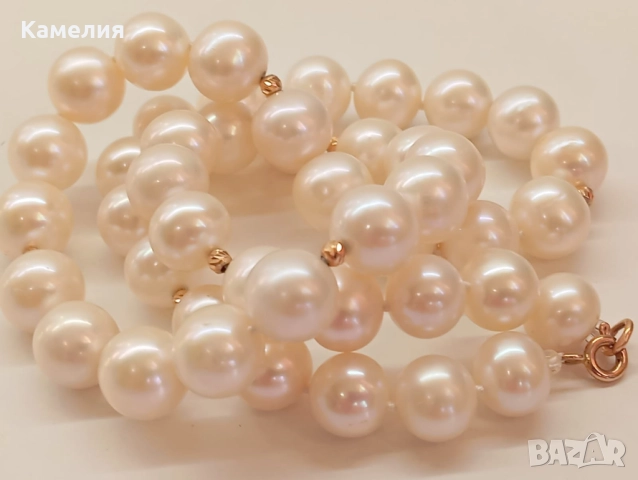 Огърлица с перли , снимка 2 - Колиета, медальони, синджири - 52347713