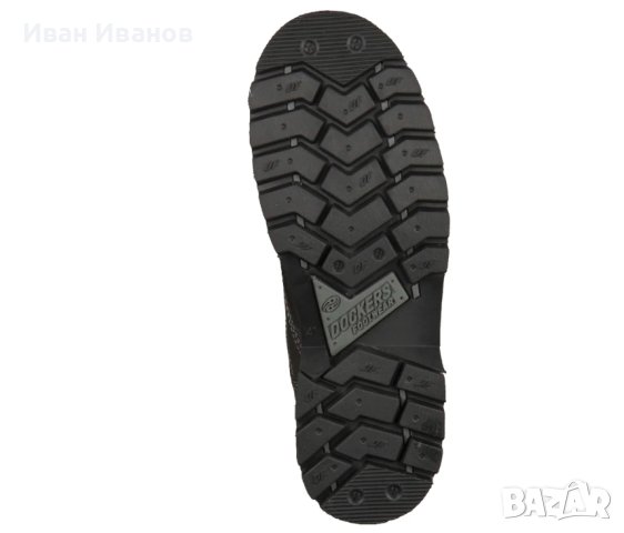 обувки  Dockers by Gerli  Leather Black номер 44, снимка 5 - Ежедневни обувки - 43187037