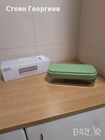 SFThings форма за лед с капак и кошче, 21 бр. форма за ледени кубчета за фризер, снимка 1