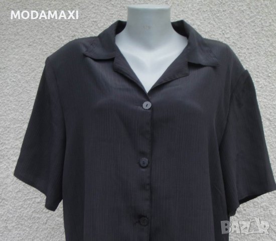 4XL Черна риза , снимка 2 - Ризи - 40088265