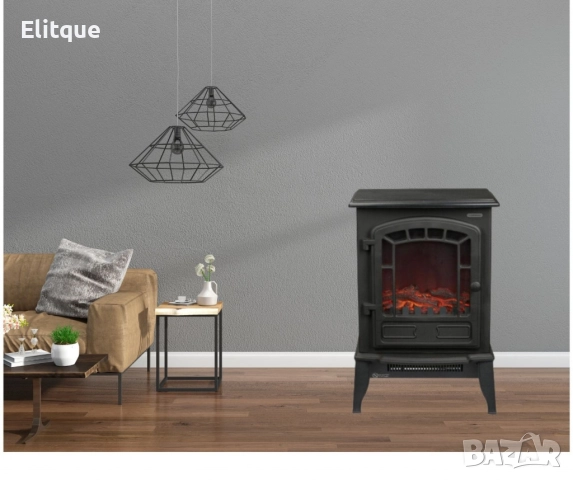 Електрическа камина, 2000W, снимка 5 - Отоплителни печки - 52841229