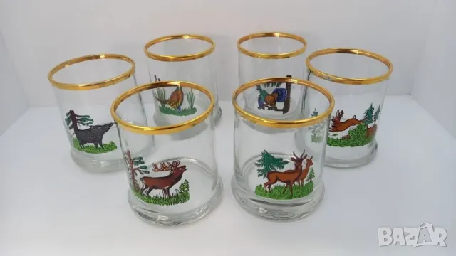 6 чаши за алкохол с дивеч, снимка 2 - Чаши - 49744313