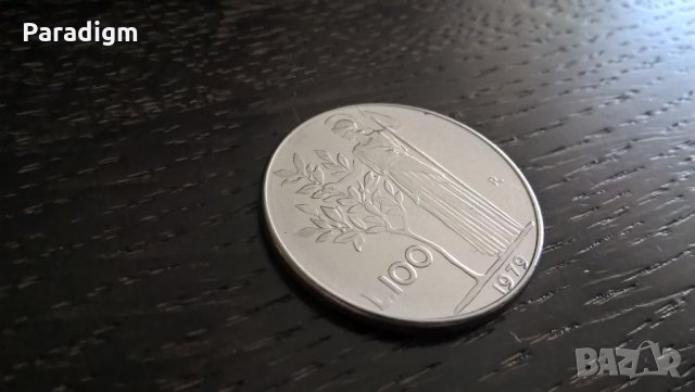 Монета - Италия - 100 лири | 1979г., снимка 1 - Нумизматика и бонистика - 27497990