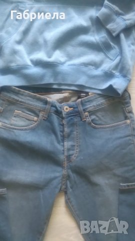 Нови дънки със суитшърт , снимка 3 - Детски панталони и дънки - 26383705