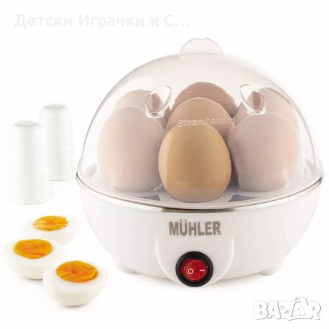 Уред за варене на яйца Muhler ME-271, За 7 яйца, 350W 8531, снимка 1