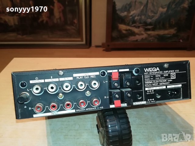 SOLD//поръчан-wega v33 hifi west germany 1704212027, снимка 13 - Ресийвъри, усилватели, смесителни пултове - 32586427