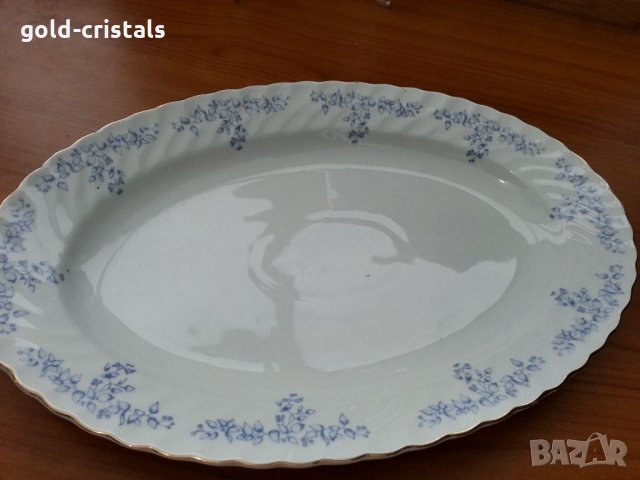 Стар български порцелан плато