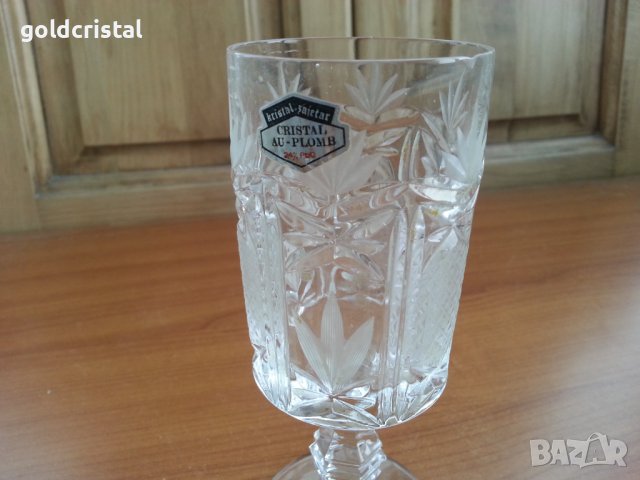 Кристални чаши , снимка 8 - Антикварни и старинни предмети - 37544713