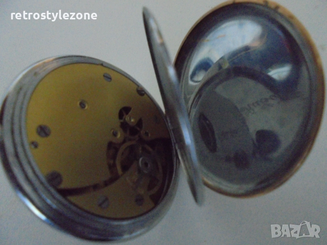 № 8371 Стар джобен часовник Kienzle   , снимка 4 - Антикварни и старинни предмети - 52436629