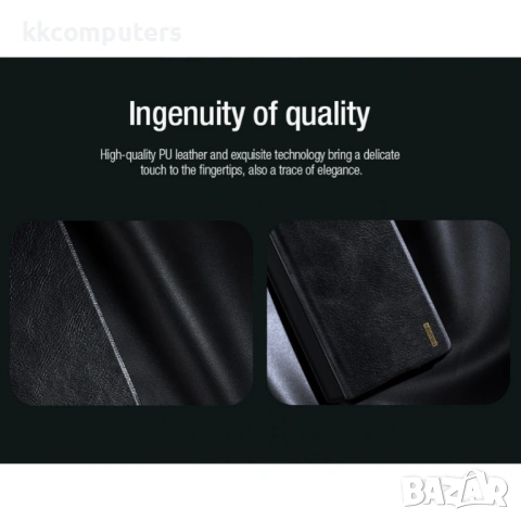 NILLKIN Qin Pro Series кожен калъф с отделения за карти и стилус за Samsung Galaxy Z Fold7 5G и прот, снимка 4 - Калъфи, кейсове - 53417018