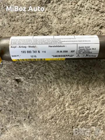 Еърбег завеса airbag Фолксваген Голф 5 VW Golf, снимка 3 - Части - 50180048