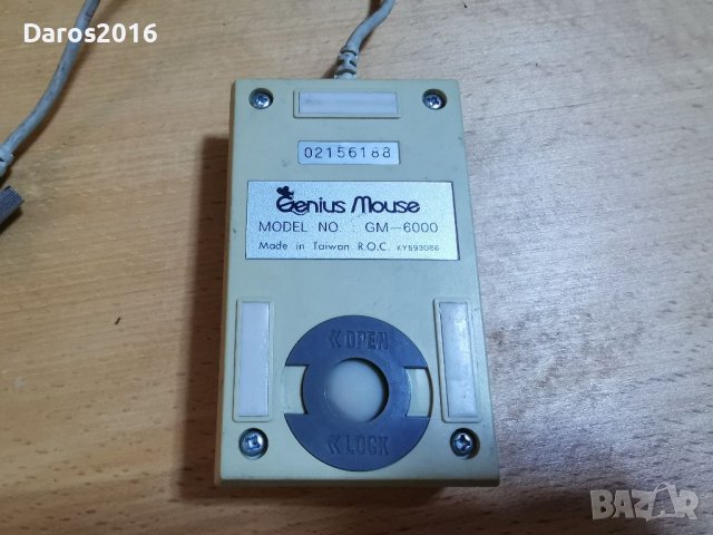 Стара компютърна мишка Genius Mause GM 6000 , снимка 5 - Антикварни и старинни предмети - 39651186