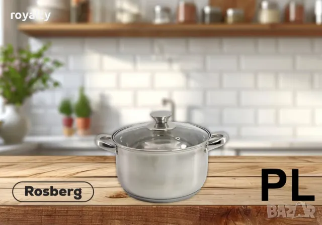 Тенджера Rosberg R51210L18 – Компактна, практична и издръжлива