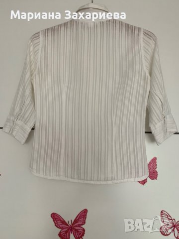 Бяла дамска риза Н&М, размер XS, снимка 2 - Ризи - 36841981