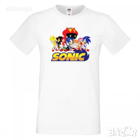 Мъжка тениска Sonik and friends 002 Игра,Изненада,Подарък,Празник,Повод, снимка 4 - Тениски - 37246579
