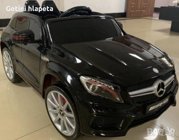 Акумулаторен джип Mercedes GLA45 12V батерия,MP3, с меки гуми с Кожена седалка, снимка 6 - Детски велосипеди, триколки и коли - 39001295