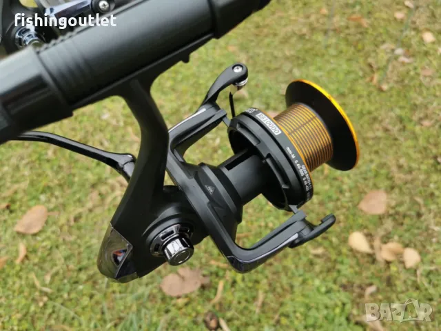 Висок клас шарански комплект. Три въдици 3.60мт и три макари 11 лагера, снимка 11 - Въдици - 48295775