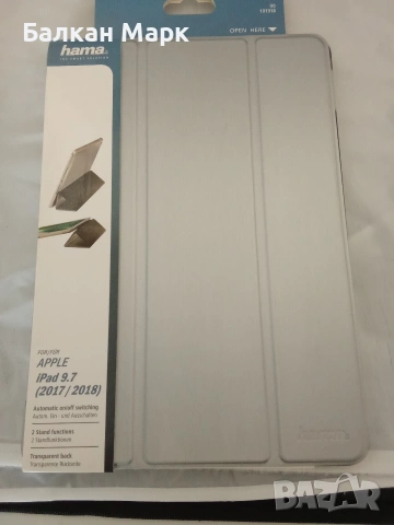 Немски Калъф,кейс 2-в-1 Hama за iPad 9.7 (2017/2018) – Свалящ се магнитен капак-6 цвята, снимка 11 - Калъфи, кейсове - 53535247