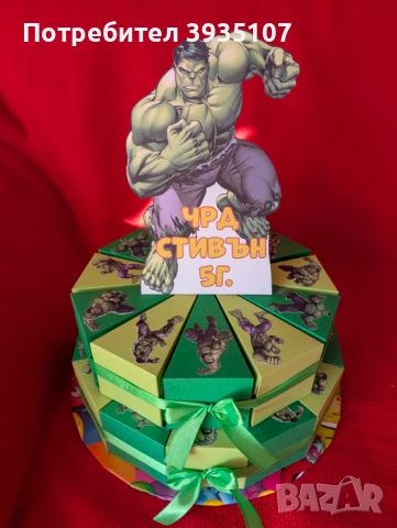 Картонена торта Лабубу, снимка 13 - Други - 51035777