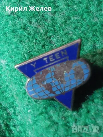 Y-TEEN BALFOUR STERLING SILVER Рядка ЕМАЙЛИРАНА СРЕБЪРНА ЗНАЧКА ООН СРЕБРО 925 АВТОРСКА 46784, снимка 18 - Колекции - 46424734