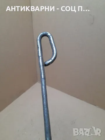 Стар Ръчно Кован Ръжен За Барбекю Камина Печки., снимка 6 - Антикварни и старинни предмети - 48466237