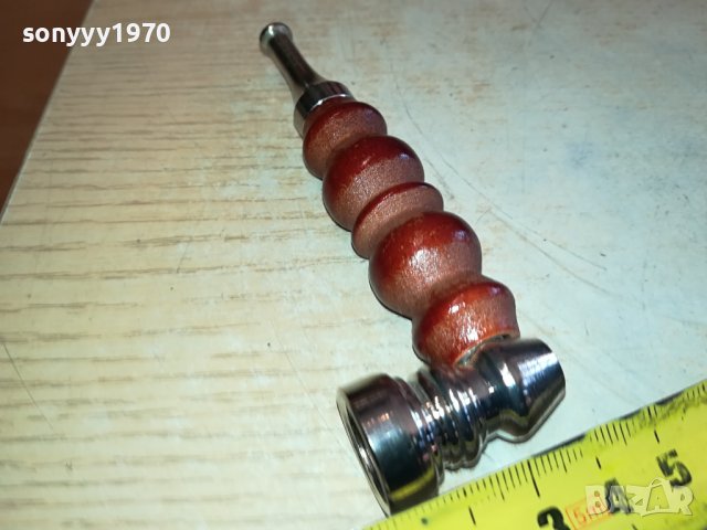 ЛУЛА ЗА ПУШЕНЕ-МЕТАЛ И ДЪРВО 1101241132, снимка 6 - Лули - 43757958