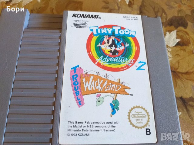  Tiny Toon Adventures 2 - Trouble in Wackyland Nintendo NES, снимка 2 - Игри за Nintendo - 32807423