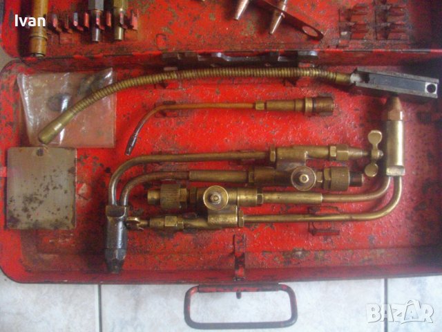 ГОЛЯМ НЕМСКИ КОМПЛЕКТ ГОРЕЛКИ И РЕЗАК ЗА ОКСИЖЕН ЗА ГАЗОКИСЛОРОДНО АЦЕТИЛЕН ЗАВАРЯНЕ РЯЗАНЕ СПОЯВАНЕ, снимка 5 - Други инструменти - 37486903
