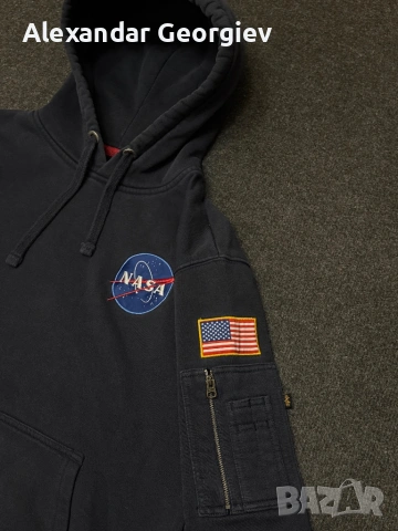 Горнище Alpha Industries, снимка 3 - Суичъри - 53570428