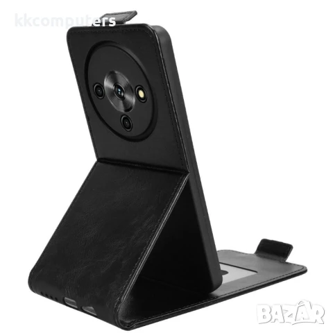 ZTE Blade A76 5 Flip3 Кожен Калъф и Скрийн Протектор, снимка 5 - Калъфи, кейсове - 51199977