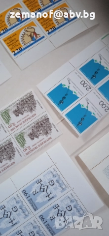 Блокове  Франция 34 бр по 4 марки- 80 г, снимка 6 - Филателия - 52589908