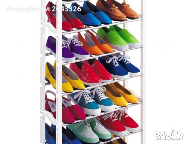 Подвижен стелаж за 30 чифта обувки Аmazing shoe rack, снимка 2 - Други стоки за дома - 28545770
