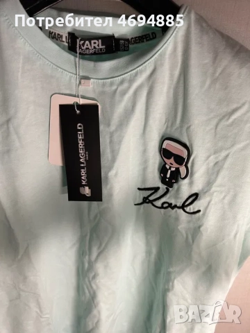 Тениска Karl Lagerfeld с етикет, снимка 3 - Тениски - 52924468