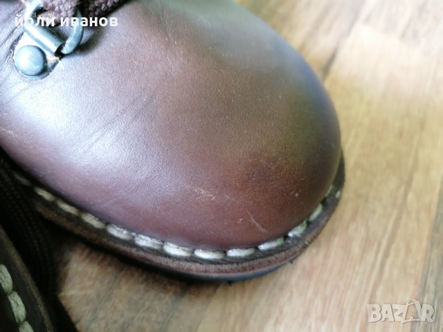 Кожени,шити обувки за туризъм 44 номер, снимка 7 - Екипировка - 32748100