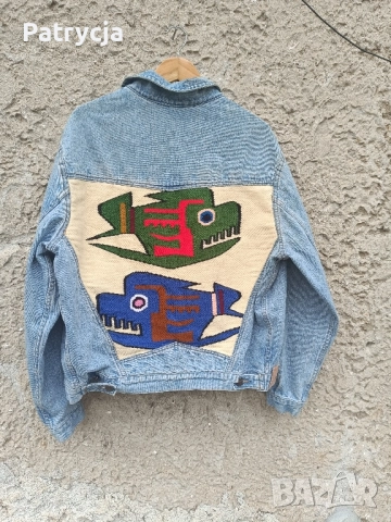 Vintage дънково яке 90s XL уникално 