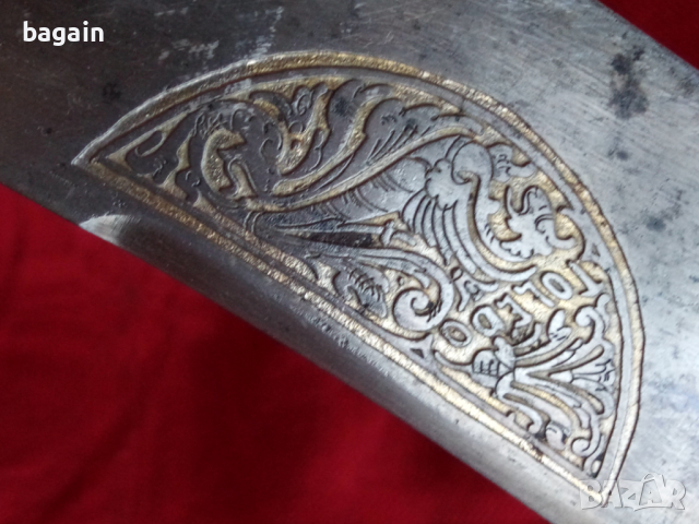 Уникален нож от толедска стомана., снимка 1 - Антикварни и старинни предмети - 44855312