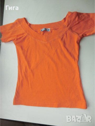 оранжева тениска