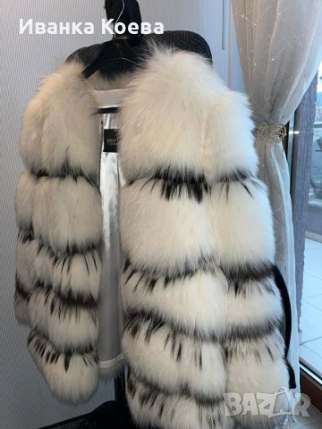 Продавам палто от лисица, снимка 5 - Палта, манта - 43971083