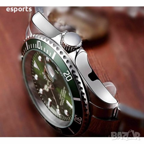 Мъжки часовник Reginald Silver Green сребристо-зелен неръждаема стомана нов luxury , снимка 9 - Мъжки - 37005727