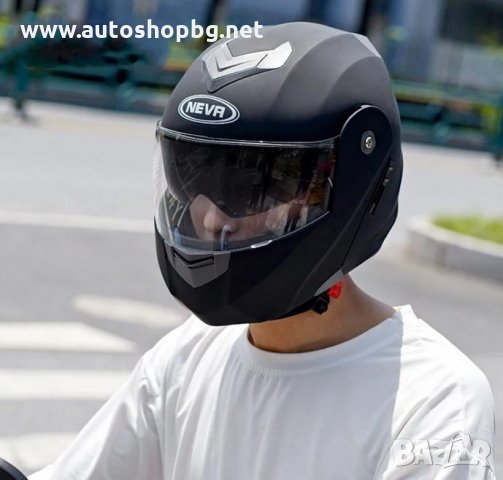 мото каски- отваряема и с вградени слънчеви очила, снимка 3 - Аксесоари и консумативи - 32410243