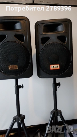 професионални тонколони 12", комплект със стойки, снимка 9 - Тонколони - 53475494