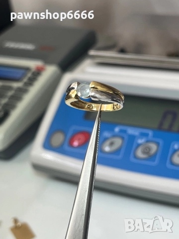 Златен пръстен 18 карата, снимка 10 - Пръстени - 51663492