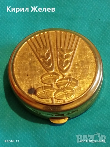 Винтидж златиста кутия много красив стилен дизайн 52183, снимка 4 - Други ценни предмети - 52481389